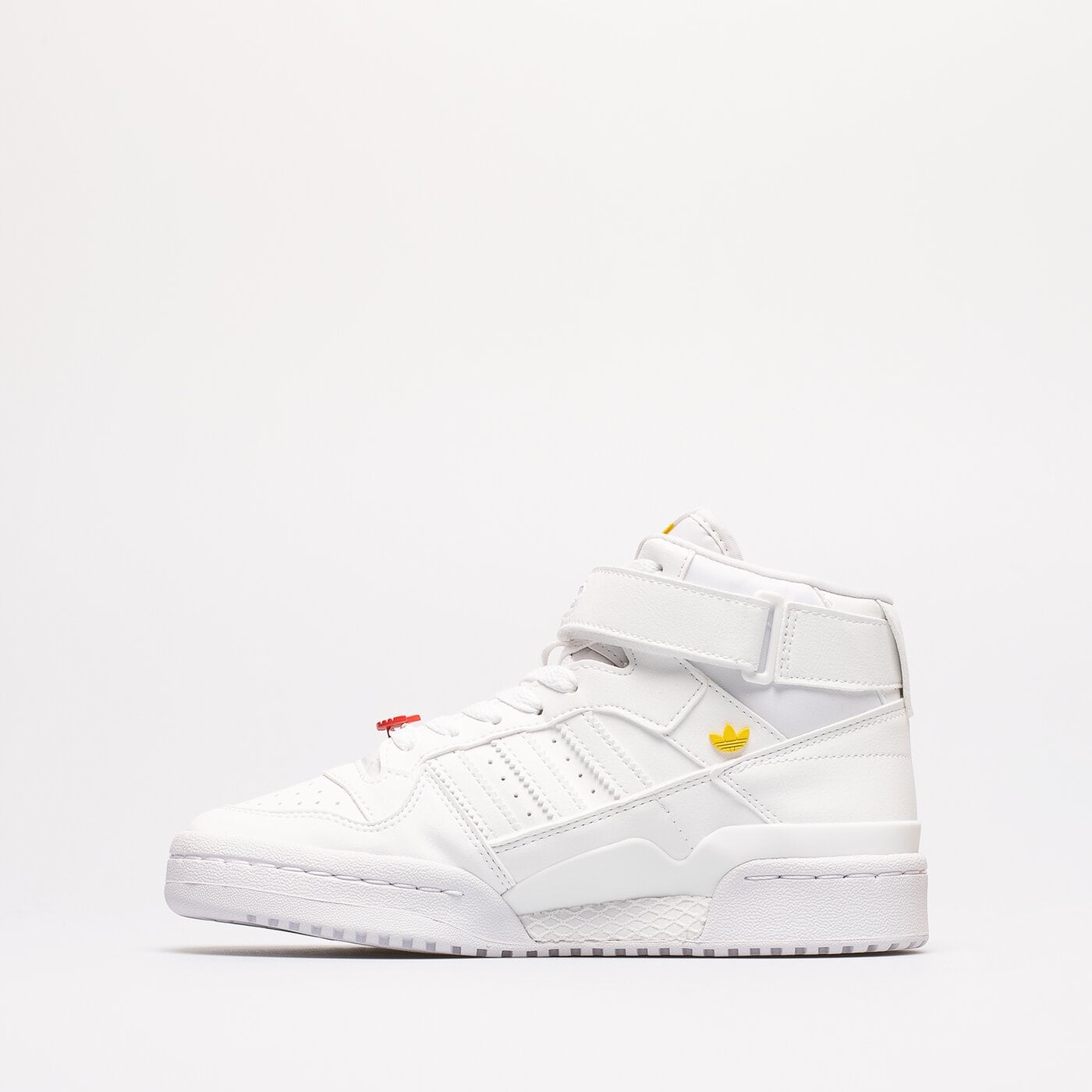 Детски маратонки ADIDAS FORUM MID J gy9235 цвят бял