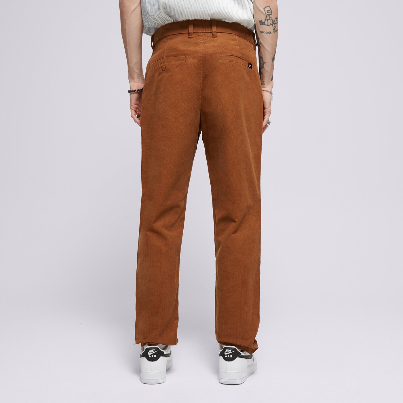 Мъжки панталони NIKE ПАНТАЛОНИ M NK CLUB CHINO CORDUROY PANT fz0786-281 цвят кафяв