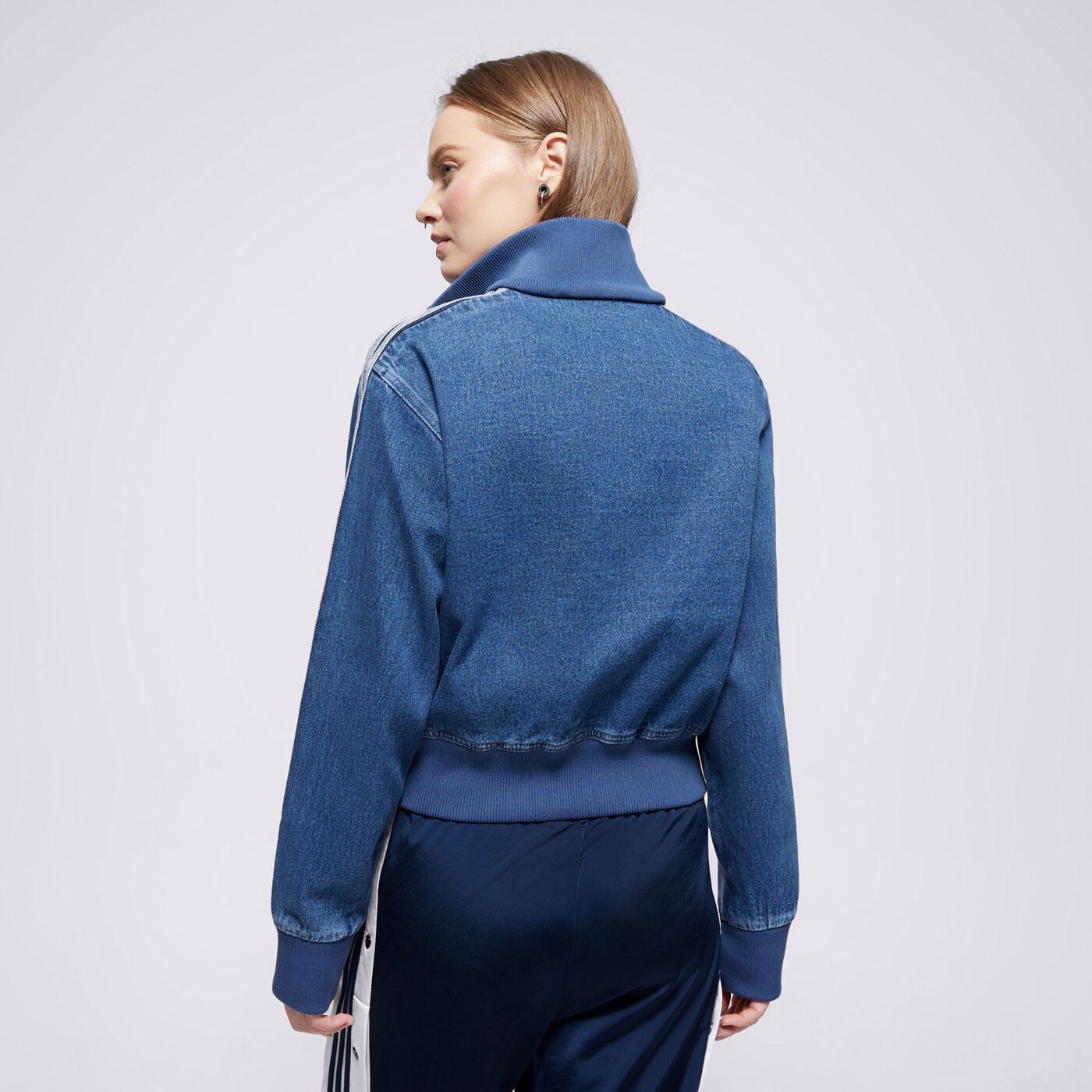 Дамско преходно яке ADIDAS ЯКЕ DENIM TT jd2570 цвят син