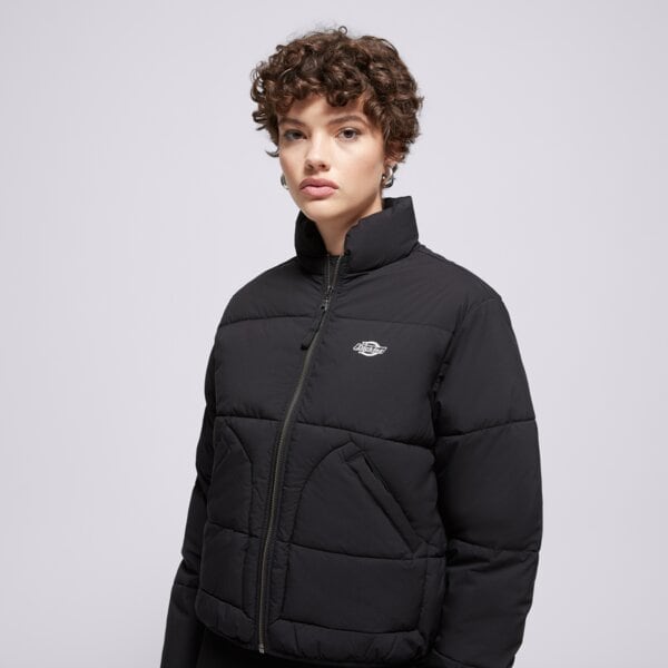 Дамско зимно яке DICKIES ЯКЕ ПУХЕН DICKIES DUCK CANVAS CARPENTER PANT W dk0a87ojblk1 цвят черен