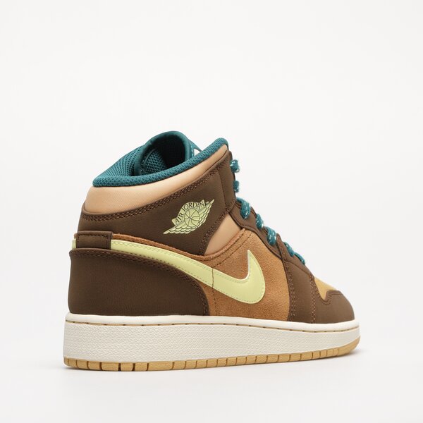 Детски маратонки AIR JORDAN 1 MID SE dz6335-200 цвят кафяв