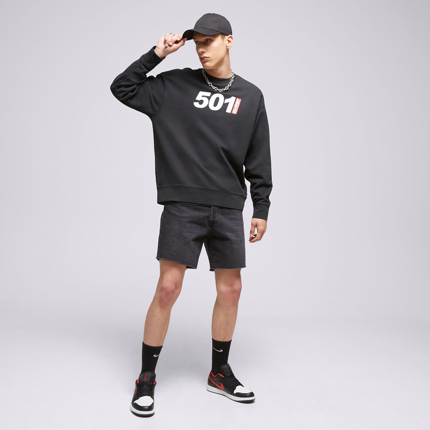 Мъжки суичър LEVI'S СУИТЧЪР RELAXD GRAPHIC CREW 501 ANNIVERSARY 38712-0147 цвят многоцветен