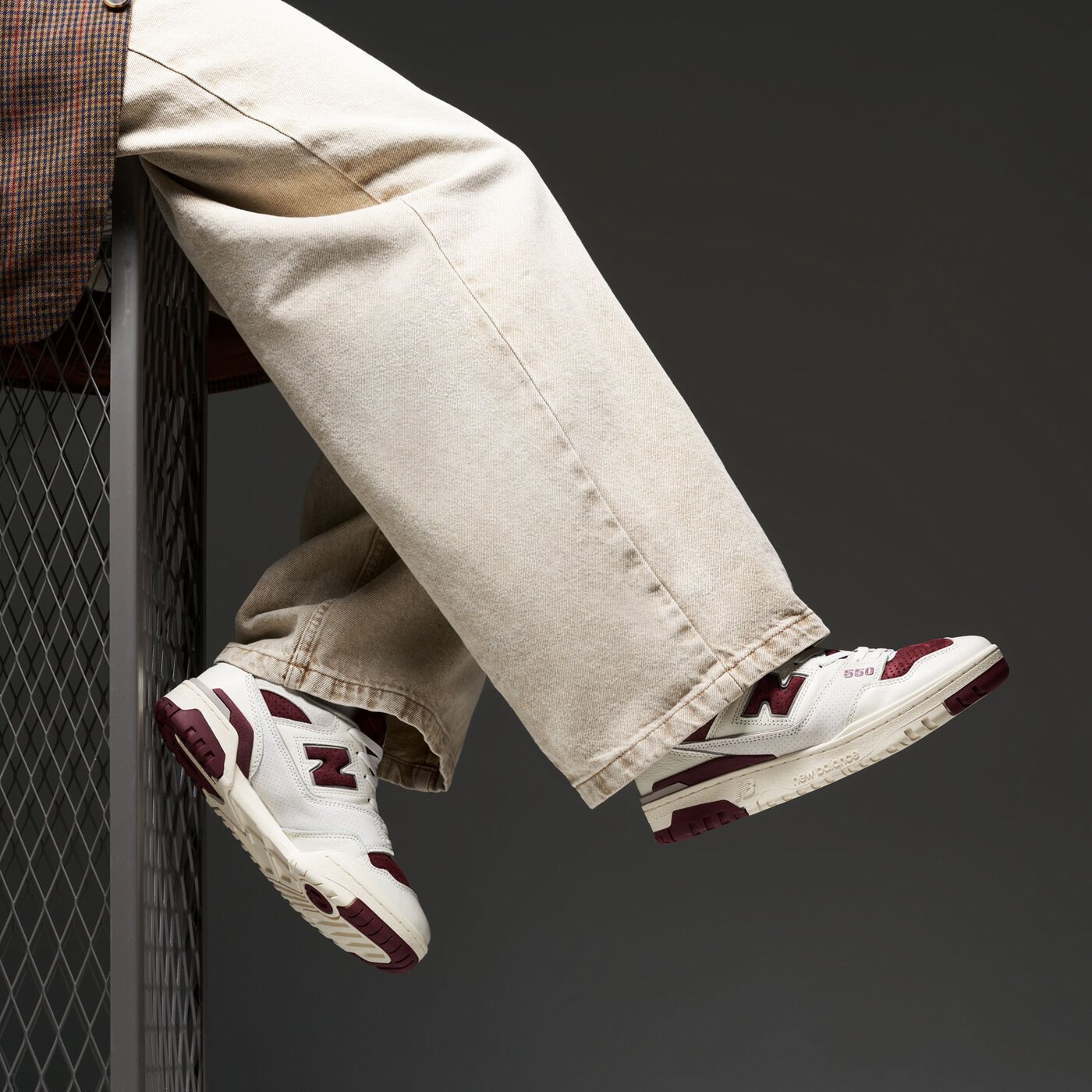 Мъжки маратонки NEW BALANCE 550  bb550lez цвят бордо