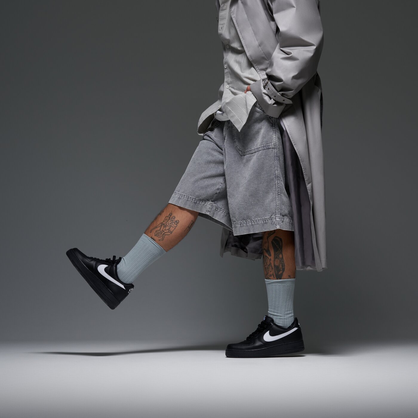 Мъжки маратонки NIKE AIR FORCE 1 '07  fz0627-010 цвят черен