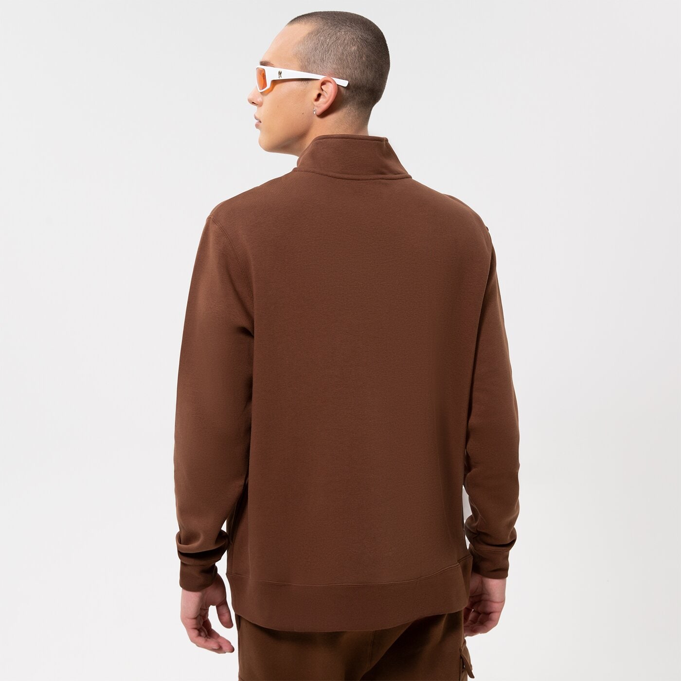 Мъжки суичър NIKE СУИТЧЪР SPORTSWEAR CLUB dd4732-259 цвят кафяв