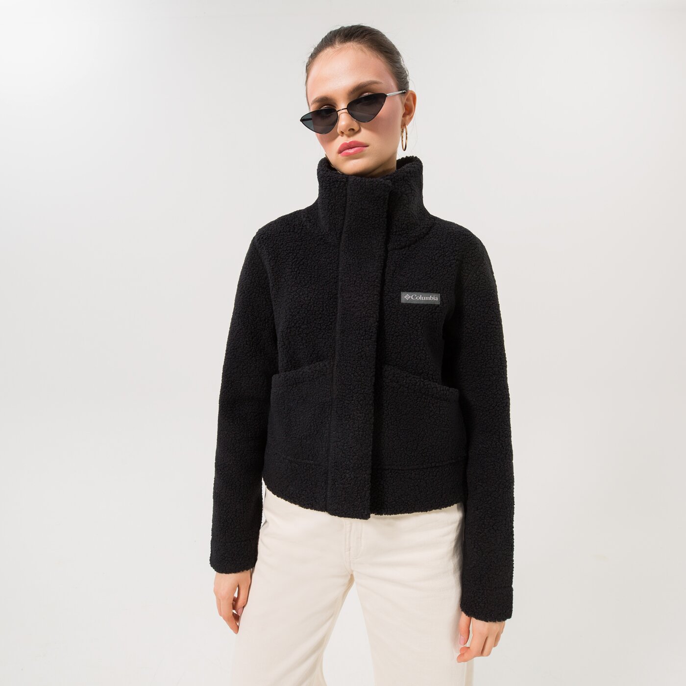 Дамски суичър COLUMBIA ПОЛАР PANORAMA™ SNAP 2012654010 цвят черен