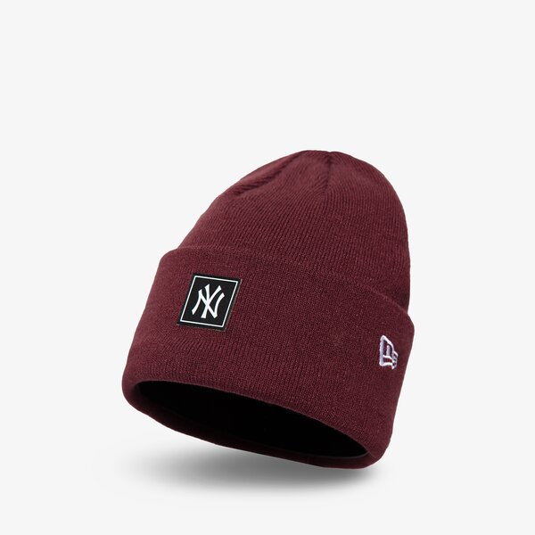 Мъжка зимна шапка NEW ERA ШАПКА TEAM BEANIE NYY MRN 60292618 цвят бордо