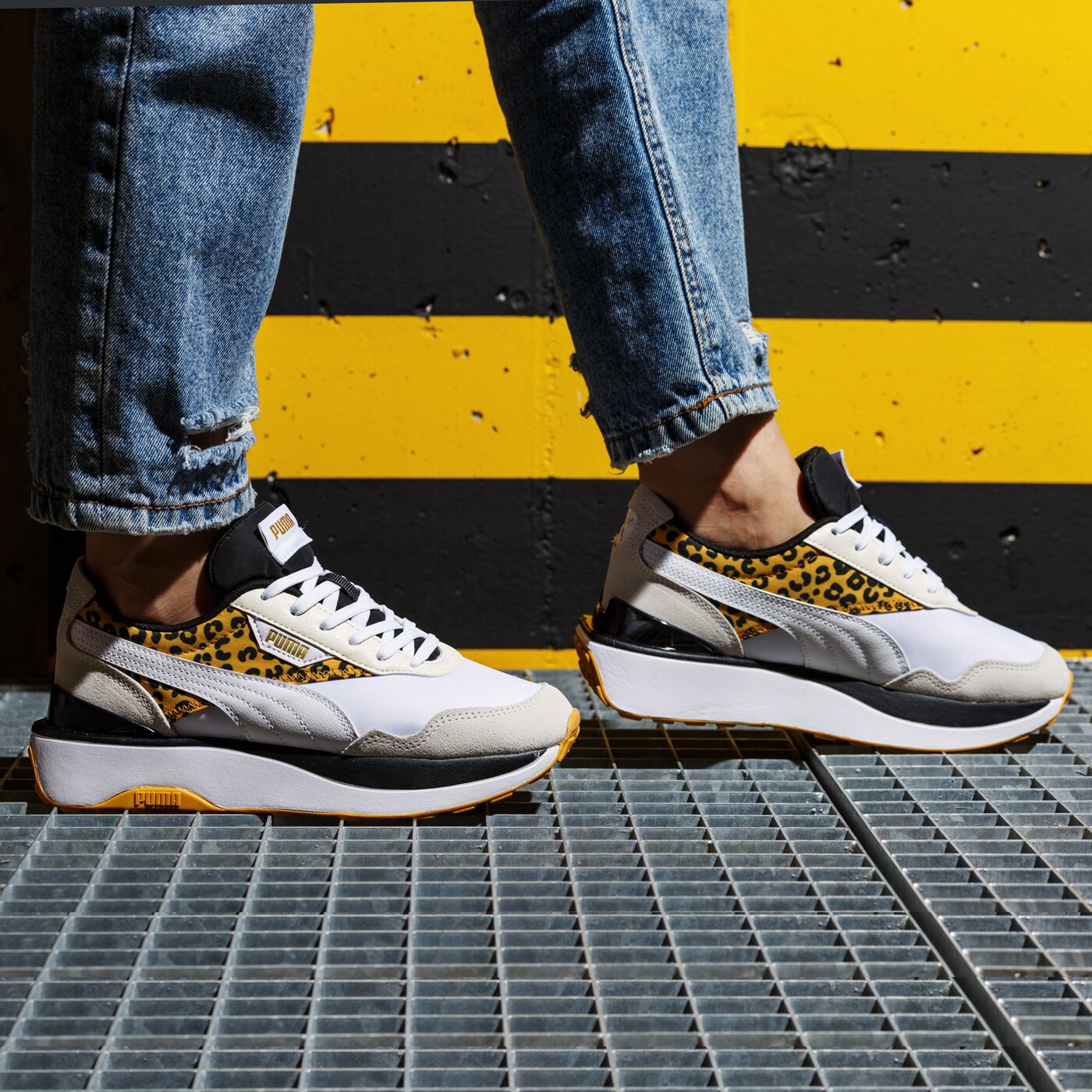 Детски маратонки PUMA CRUISE RIDER ROAR JR 38185801 цвят бял