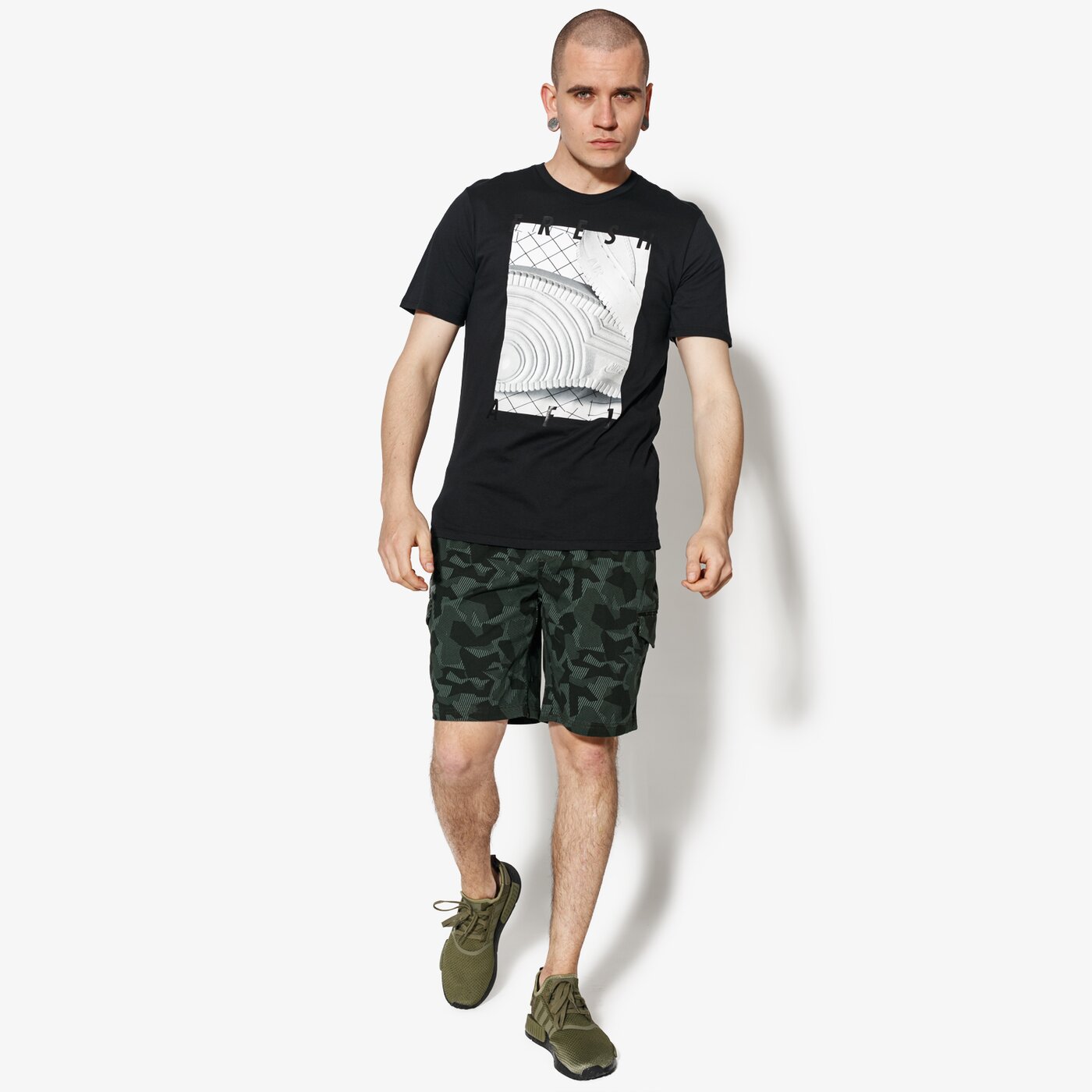 Мъжки къси панталони CONFRONT ШОРТИ MALT cf18szm22004 цвят зелен