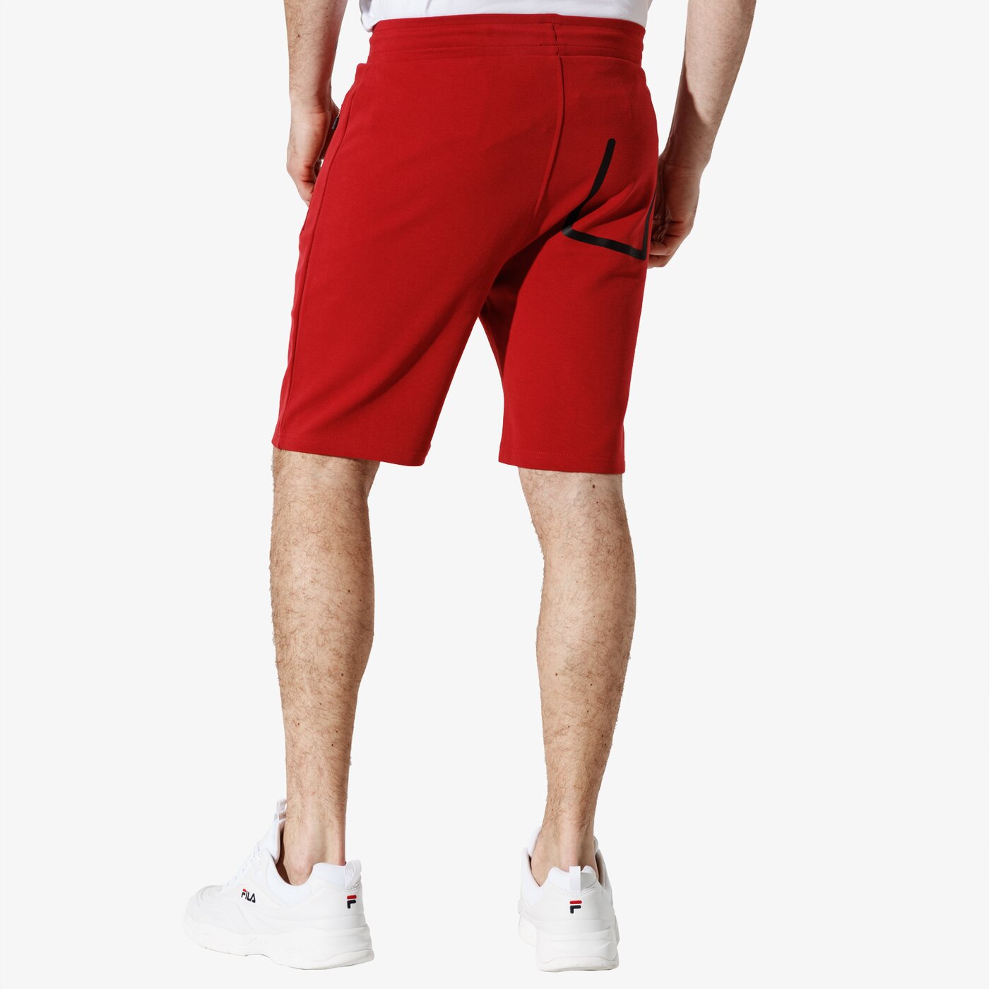 Мъжки къси панталони CONFRONT ШОРТИ CNF ELASTIC SHORTS cf19szm33001 цвят червен