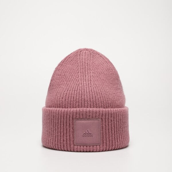 Дамска зимна шапка ADIDAS ЗИМНА ШАПКА WID CUFF BEANIE ii3546 цвят виолетов