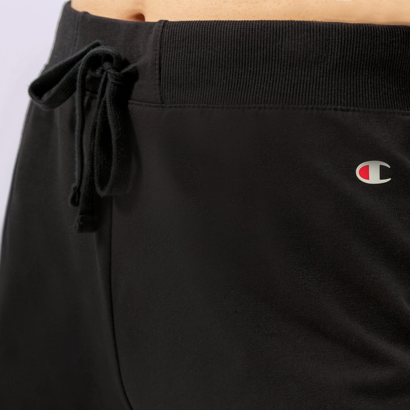 Дамски панталони CHAMPION ПАНТАЛОНИ RIB CUFF PANTS 114898kk001 цвят черен