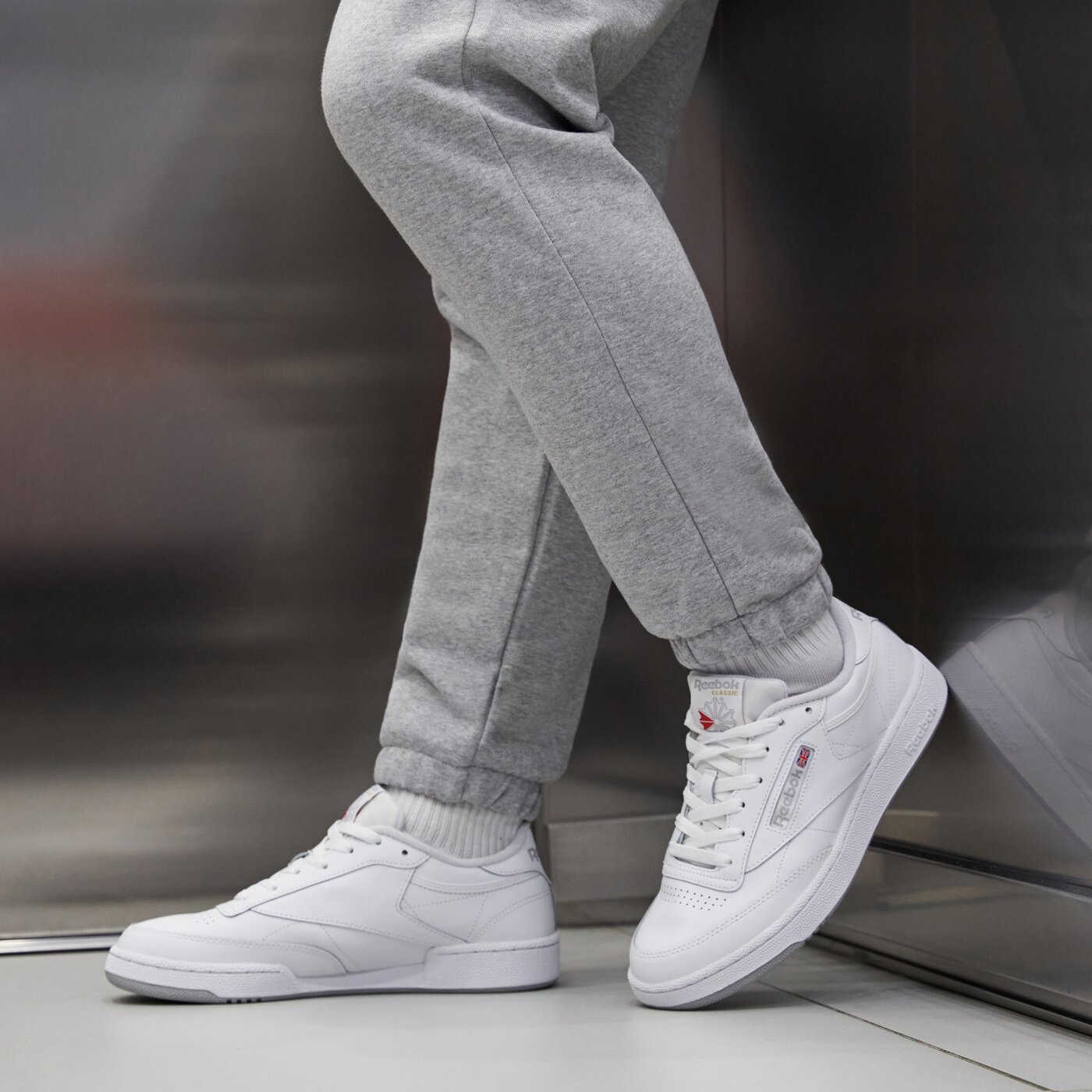 Мъжки маратонки REEBOK CLUB C fz6011 цвят бял