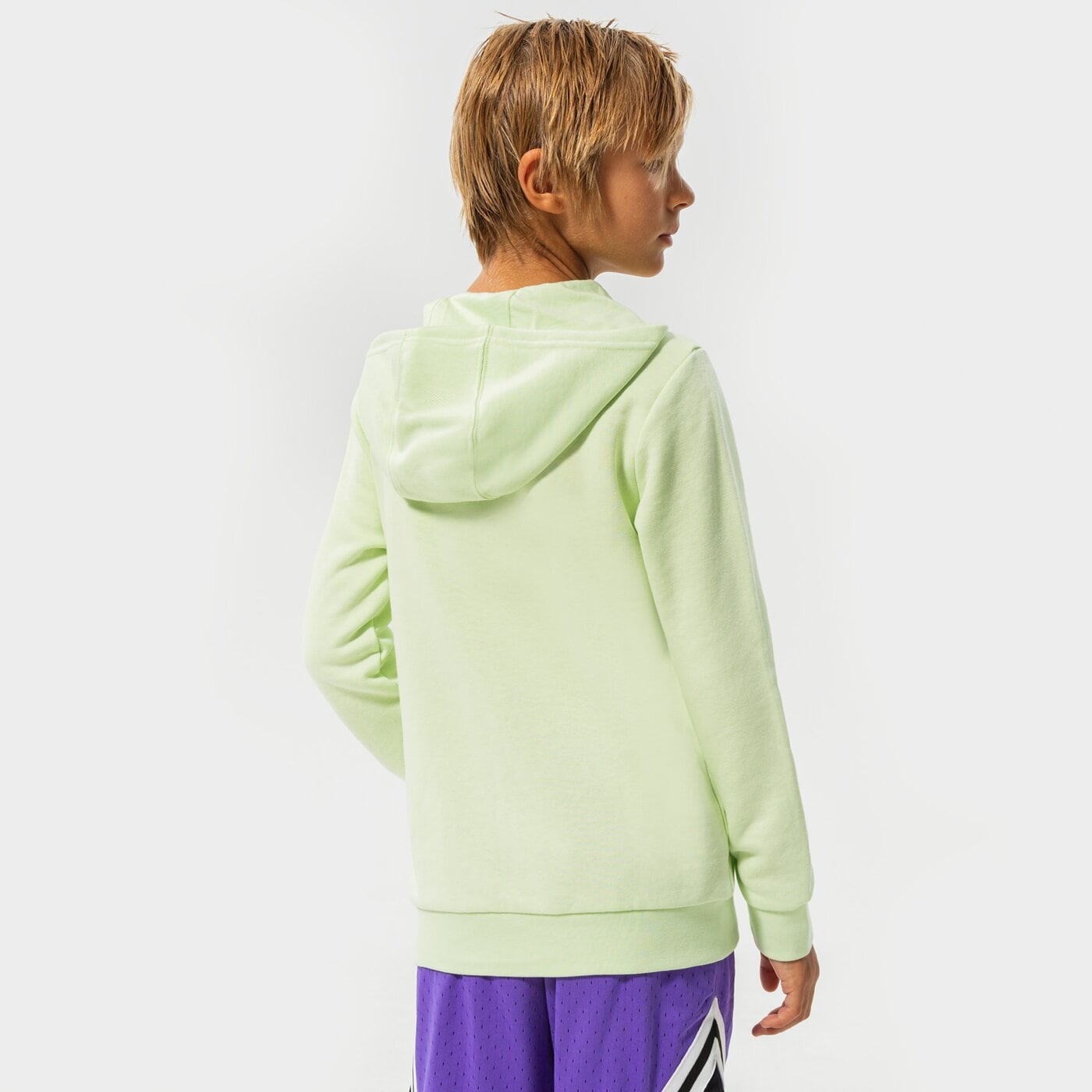 Детски суичър ADIDAS СУИТЧЪР С КАЧУЛКА HOODIE BOY hf7436 цвят зелен