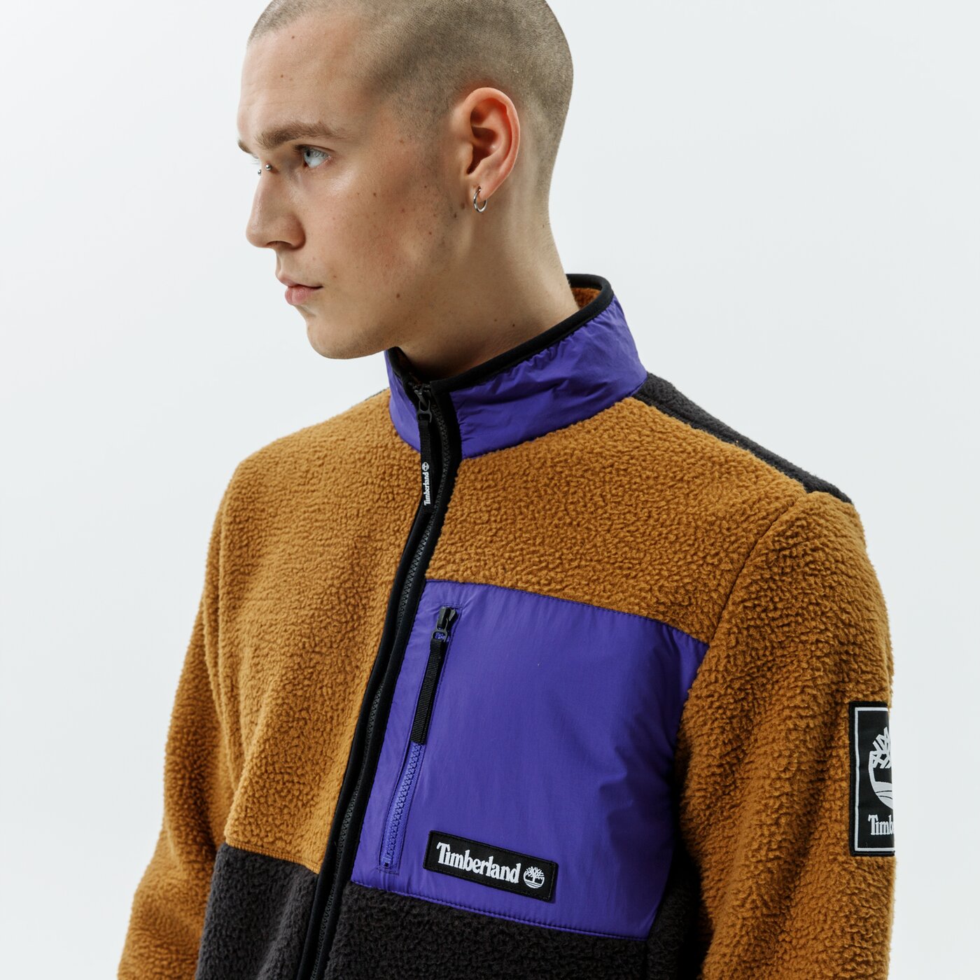 Мъжко зимно яке TIMBERLAND ЯКЕ YC OUTDOOR ARCHIVE SHERPA FLEECE JACKET tb0a24a5cd51 цвят горчица