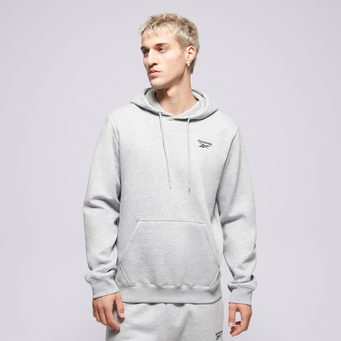 Мъжки суичър REEBOK СУИТЧЪР С КАЧУЛКА NOAH SMALL LOGO 100240569 цвят сив