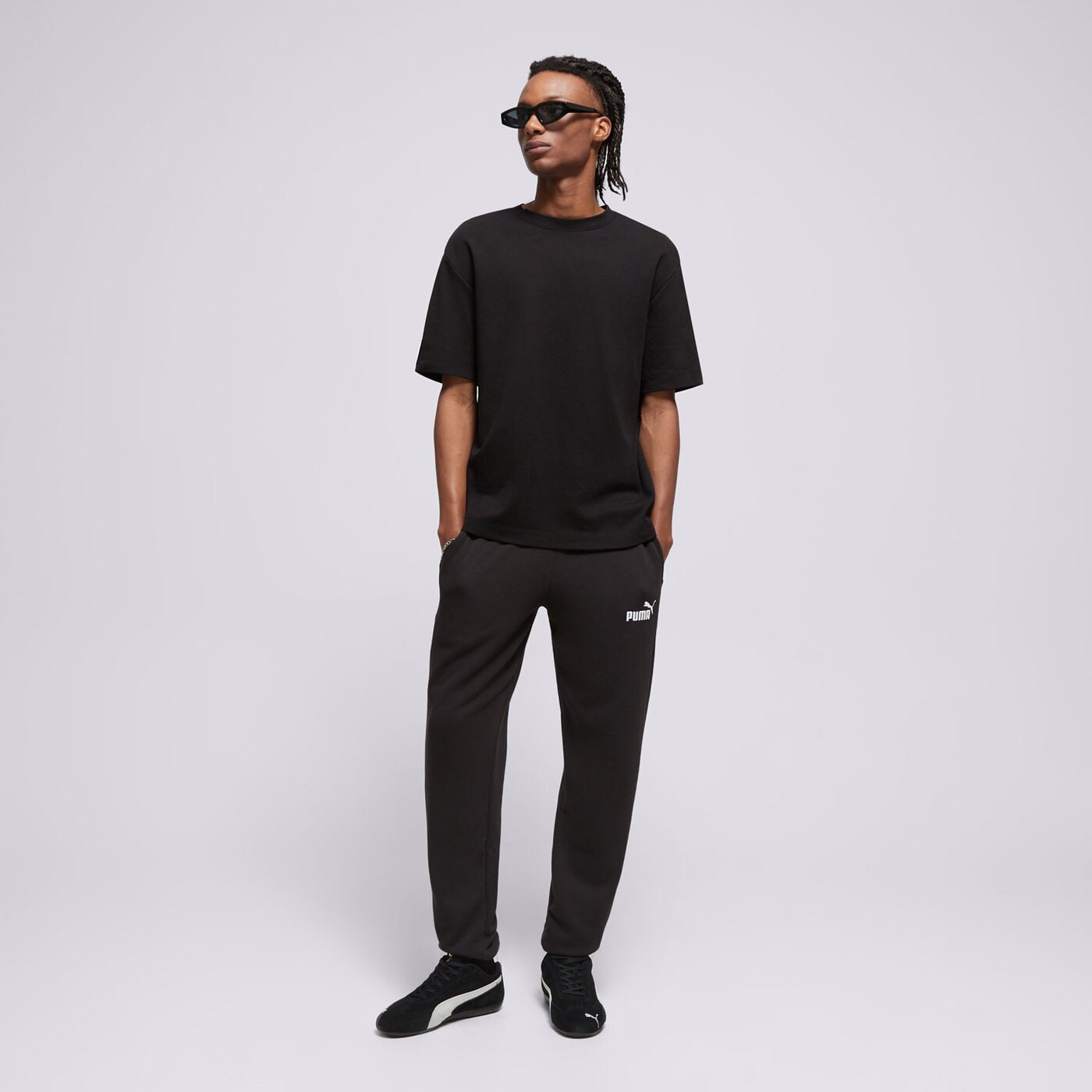 Мъжки панталони PUMA ПАНТАЛОНИ ESS ELEVATED 67597601 цвят черен