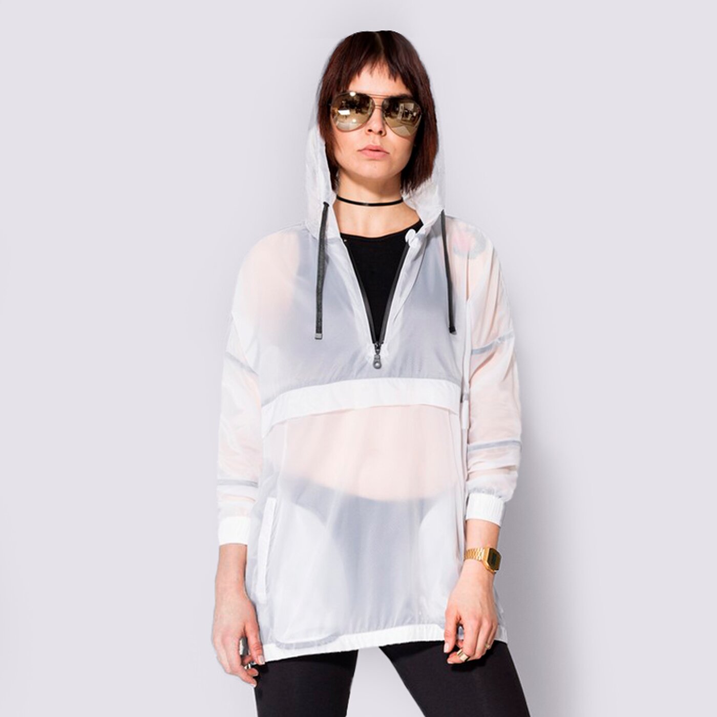 Дамско преходно яке CONFRONT ЯКЕ JAB cf17kud23001 цвят бял