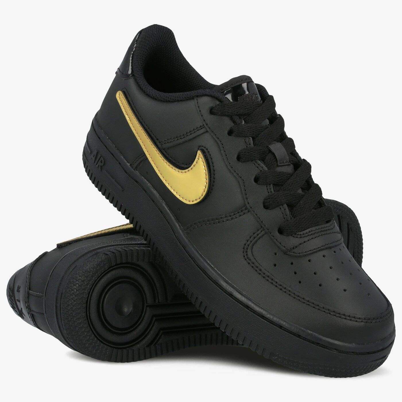 Детски маратонки NIKE AIR FORCE 1 LV8 3 (GS) ar7446-001 цвят черен