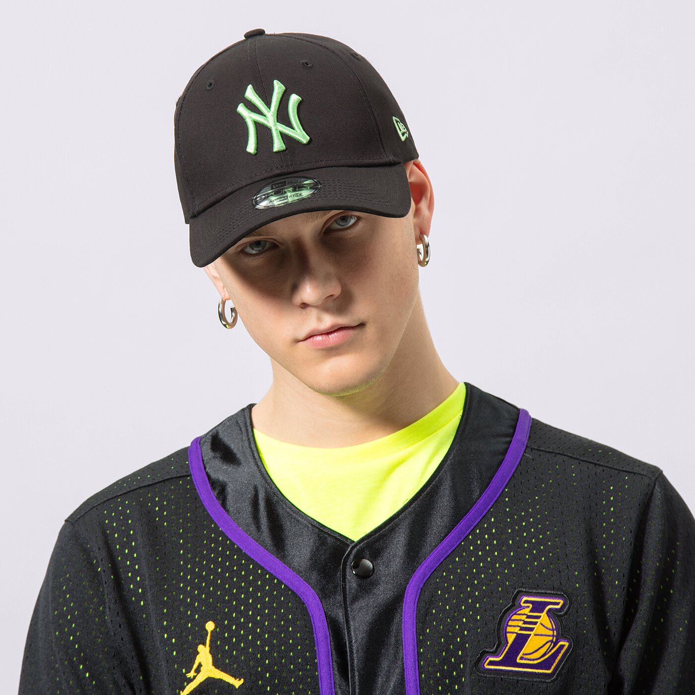 Мъжка шапка с козирка NEW ERA ШАПКА LE 940 NYY NEW YORK YANKEES 60358170 цвят черен