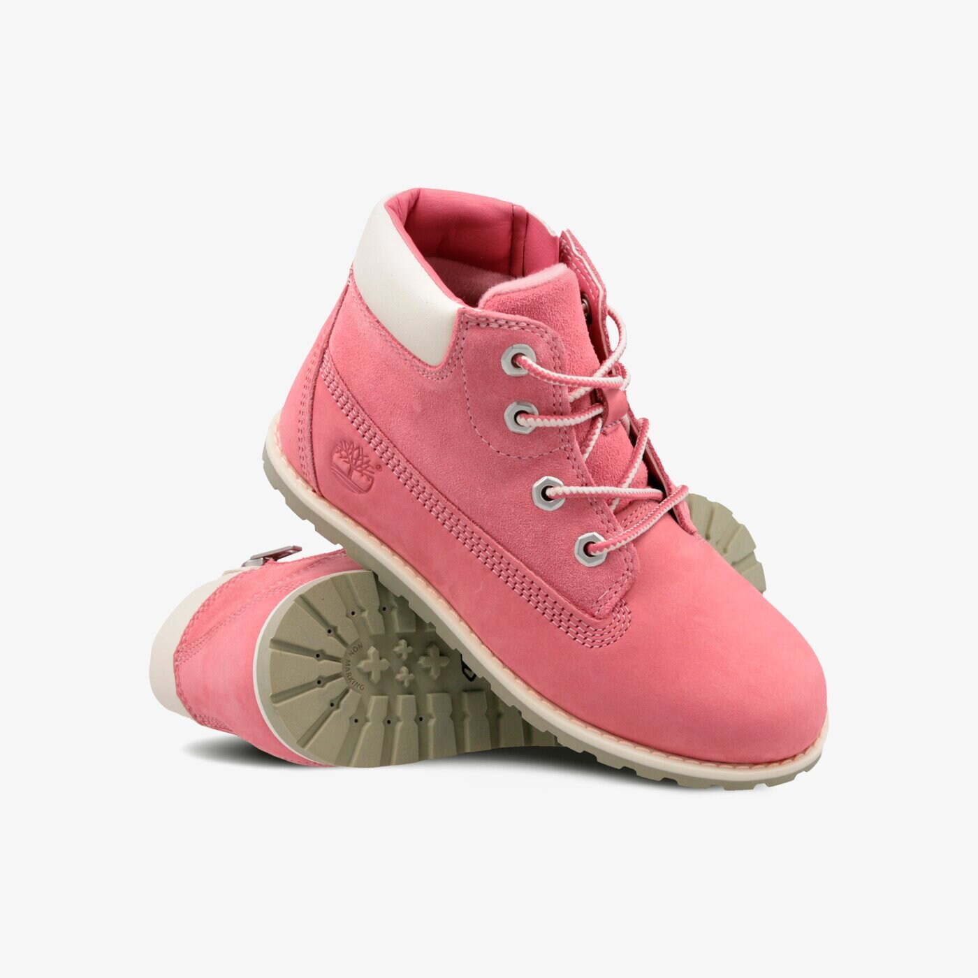 Детски боти TIMBERLAND POKEY PINE 6IN BOOT  1950b цвят розов