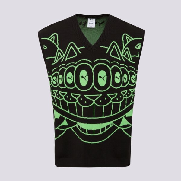  PUMA INNE PUMA X RIPNDIP KNITTED VEST 632415 01 цвят черен