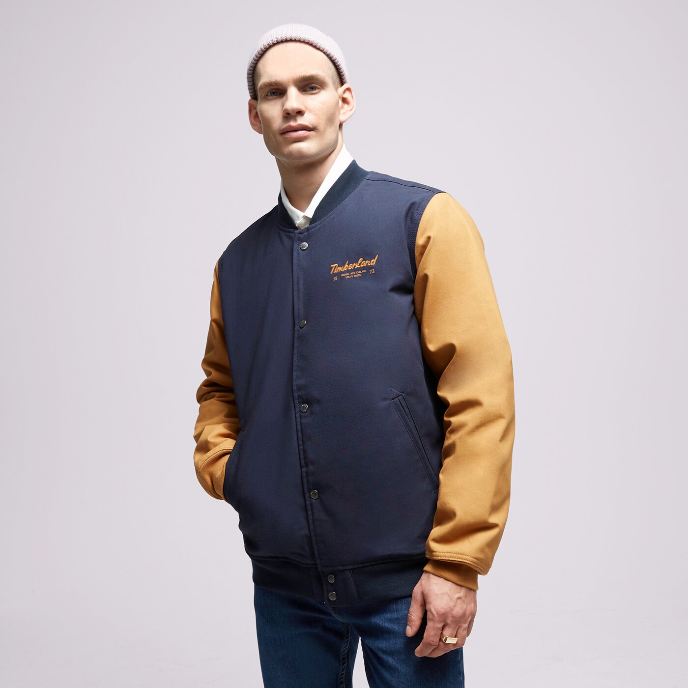 Мъжко преходно яке TIMBERLAND ЯКЕ UTILITY BOMBER tb0a6g7n4331 цвят тъмносин