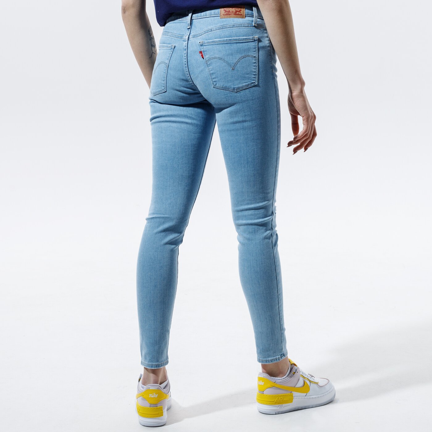 Дамски панталони LEVI'S ПАНТАЛОНИ 710 SUPER SKINNY 17778-0427 цвят син