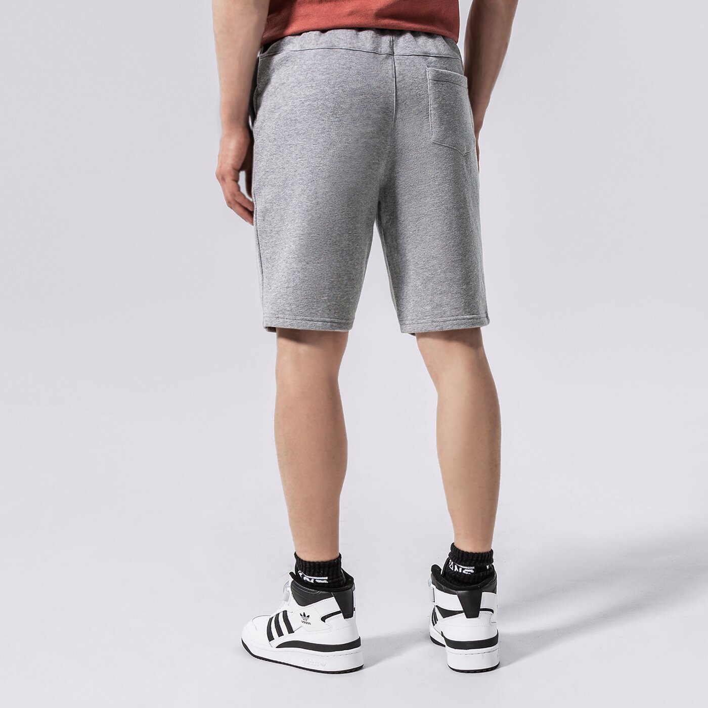 Мъжки къси панталони CONFRONT ШОРТИ ESSENTIAL cf122szm90002 цвят сив