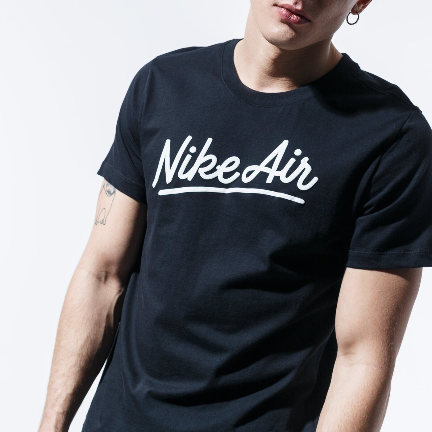 Мъжка тениска NIKE ТЕНИСКА M NSW SS TEE NIKE AIR 1 bv7637010 цвят черен
