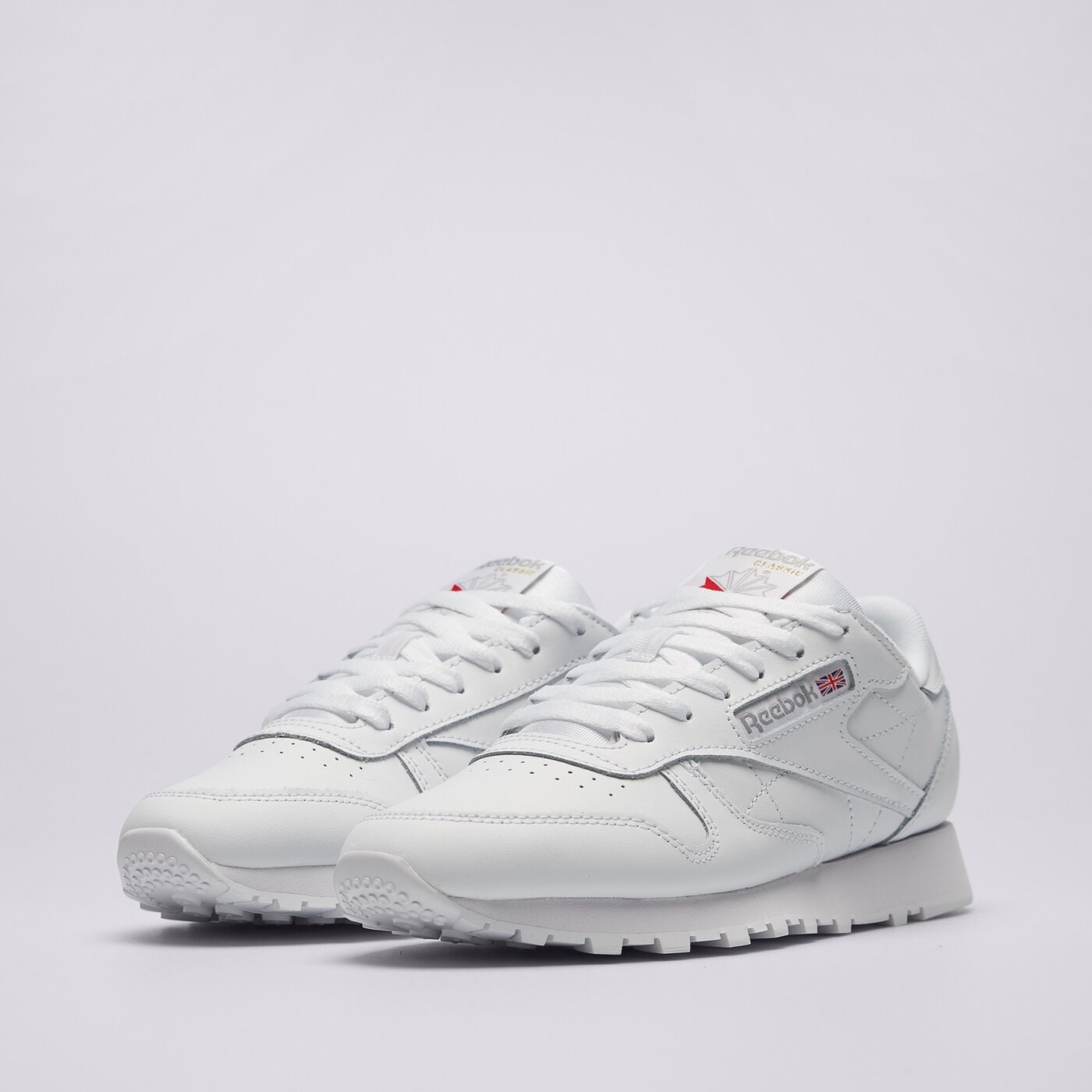 Дамски маратонки REEBOK CLASSIC LEATHER 100008496 цвят бял