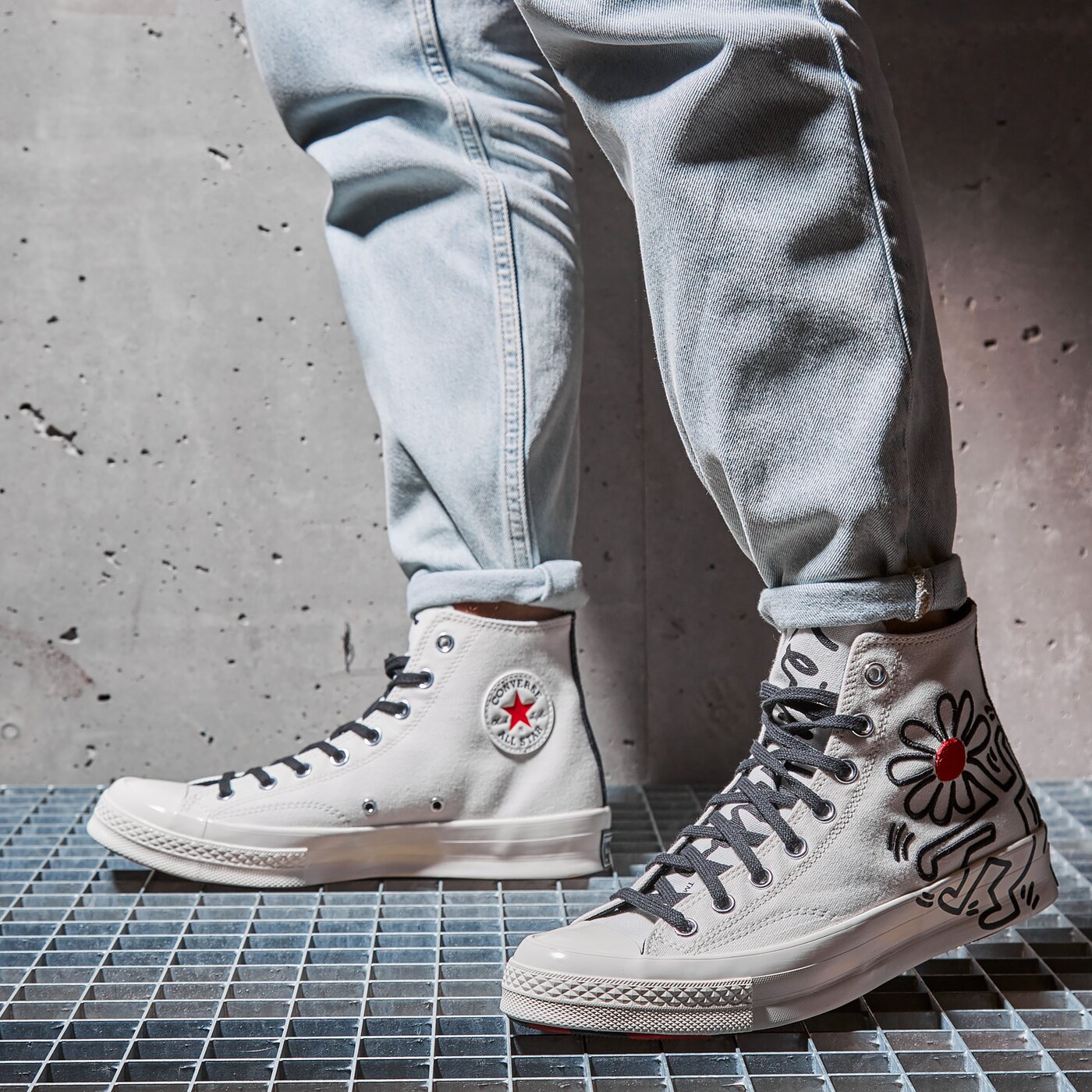 Мъжки маратонки CONVERSE CHUCK 70 171858c цвят бял