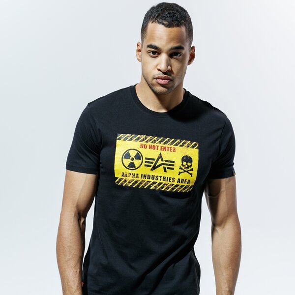 Мъжка тениска ALPHA INDUSTRIES ТЕНИСКА RADIOACTIVE T 12852203 цвят черен
