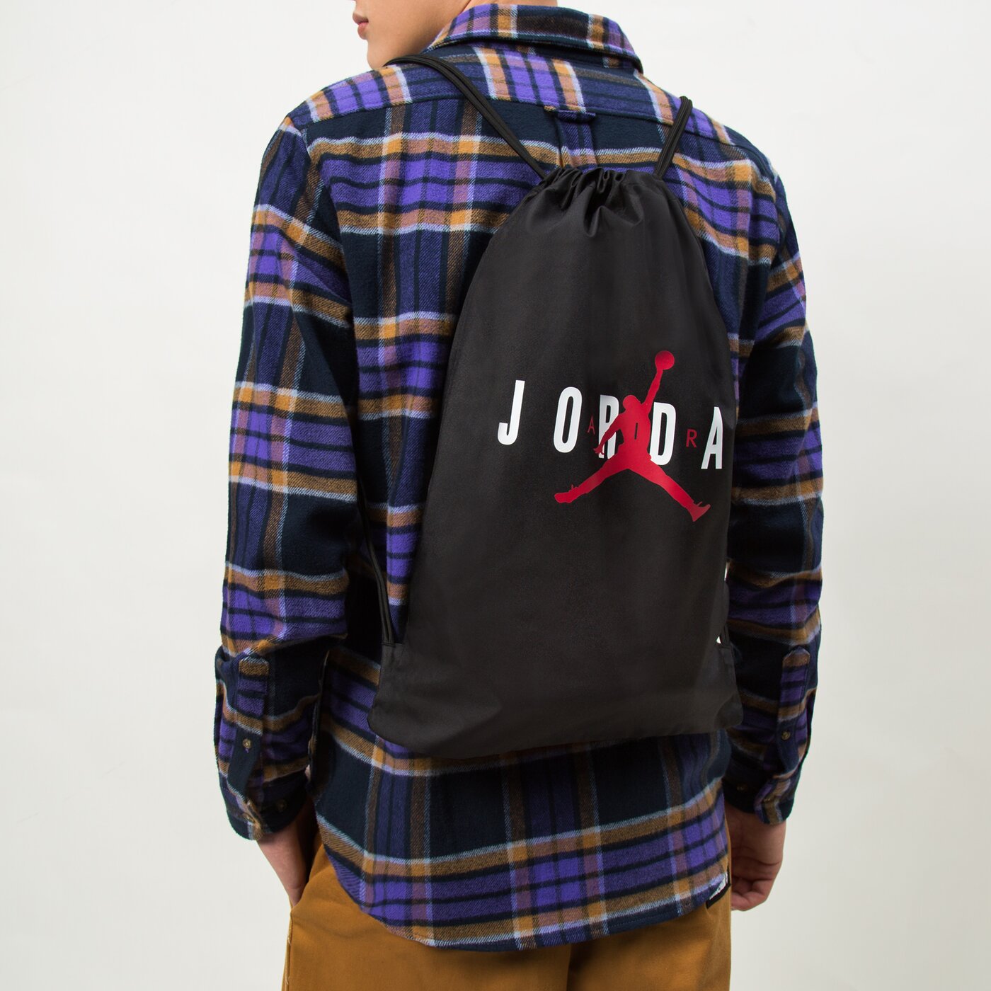 Детска мешка JORDAN МЕШКА JAN HBR GYM SACK 9a0347-023 цвят черен