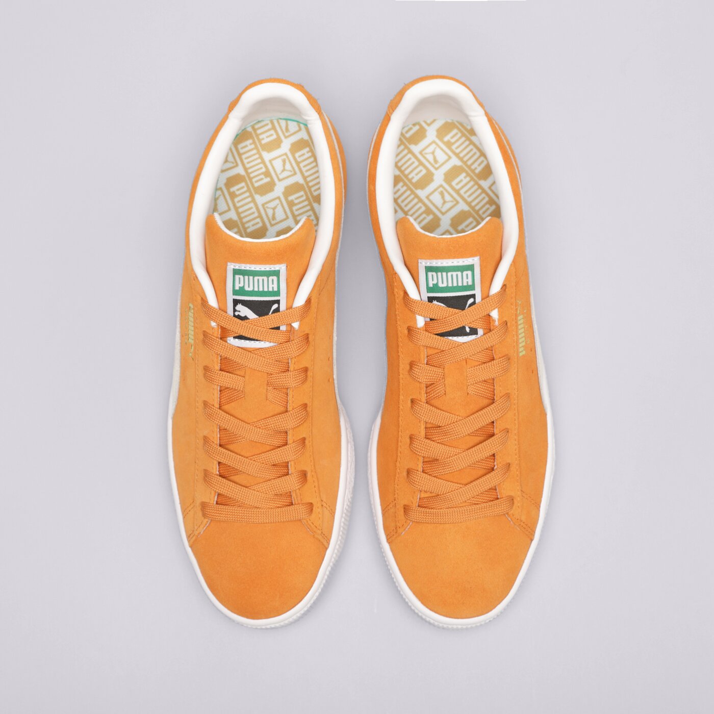 Мъжки маратонки PUMA SUEDE CLASSIC XXI 37491578 цвят оранжев