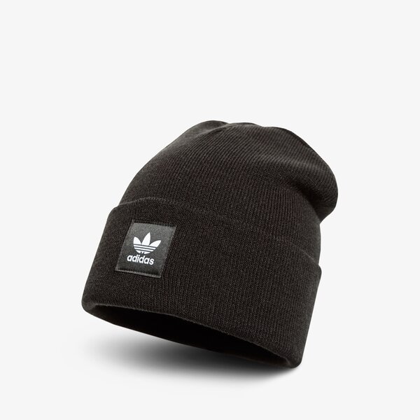 Дамска зимна шапка ADIDAS TREFOIL BEANIE  ed8712 цвят черен