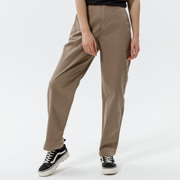 Дамски панталони VANS ПАНТАЛОНИ AUTHENTIC WMN CHINO vn0a5johh3g1 цвят бежов