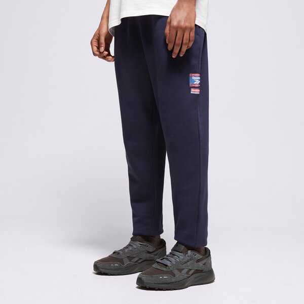 Мъжки панталони REEBOK ПАНТАЛОНИ RI BADGE 100205446 цвят тъмносин