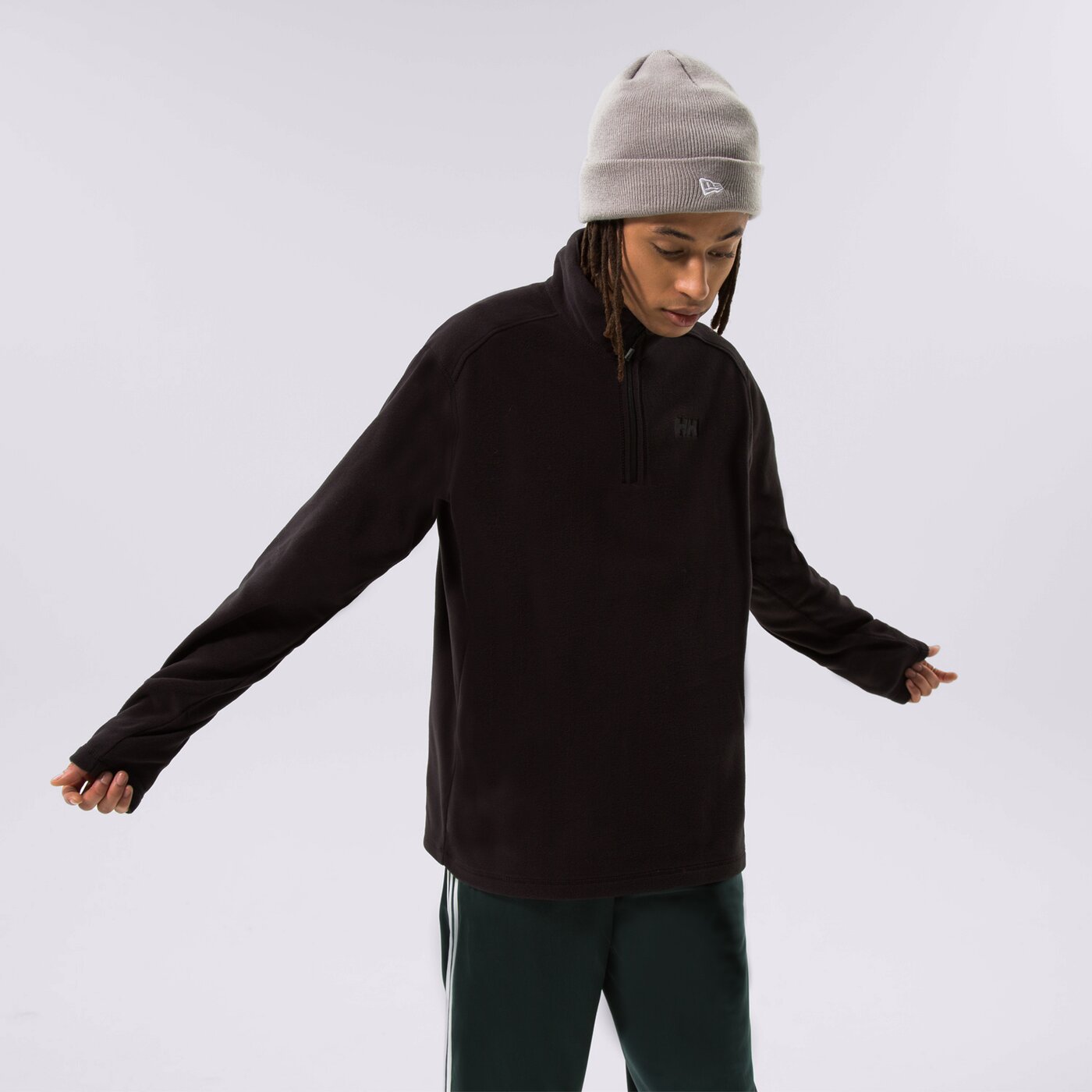 Мъжки суичър HELLY HANSEN СУИТЧЪР DAYBREAKER 1/2 ZIP FLEECE 50844990 цвят черен