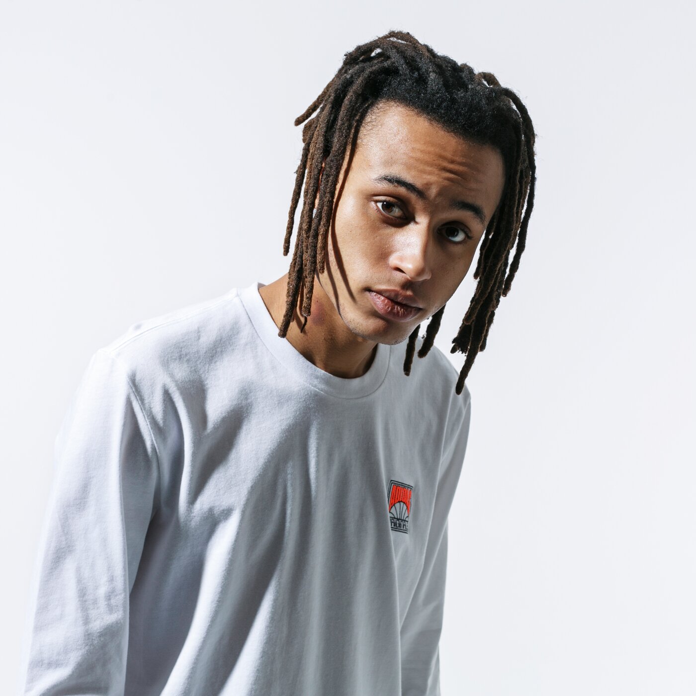 Мъжка тениска ADIDAS ТЕНИСКА BB MINI EMB LS TEE gj9584 цвят бял