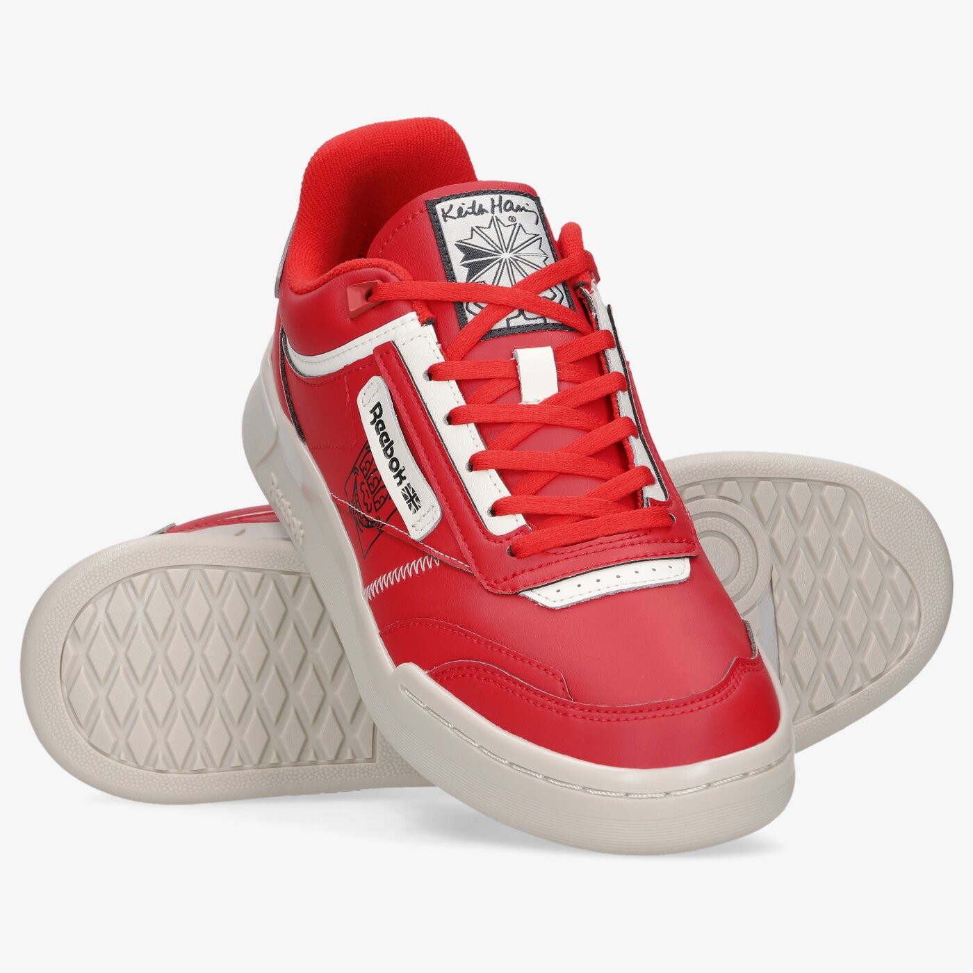 Мъжки маратонки REEBOK CLUB C LEGACY KEITH HARING gz1459 цвят червен