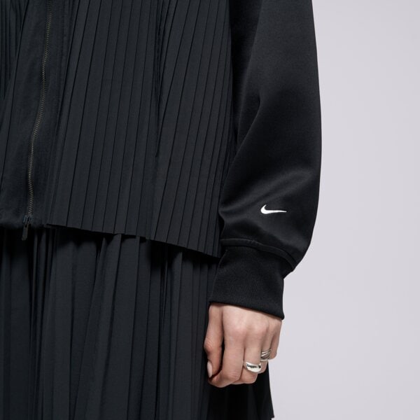 Дамски суичър NIKE СУИТЧЪР СЪС ЗАКОПЧАВАНЕ W NSW PLEATED JKT im7457-010 цвят черен