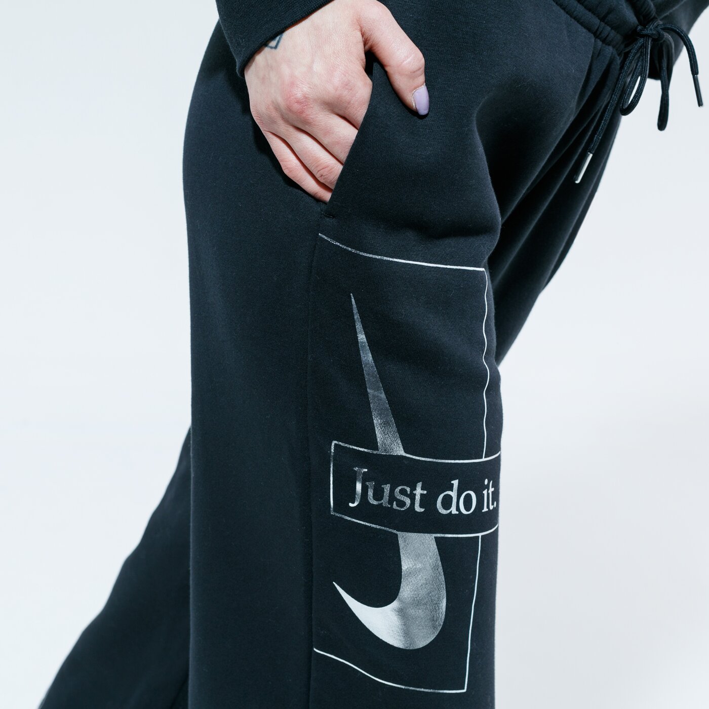 nike pantaloni w nsw icn clsh flc pant bb
