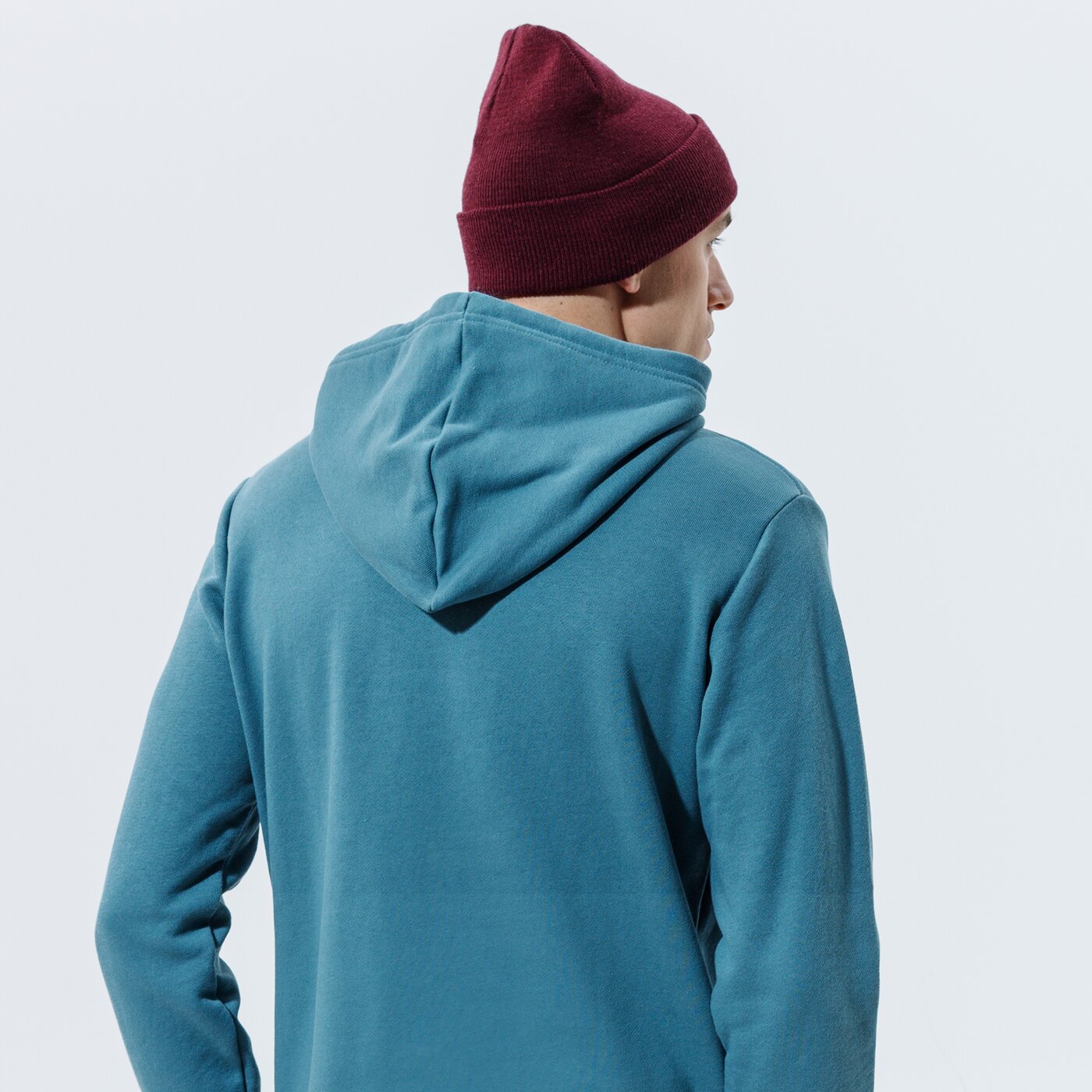 Мъжки суичър ADIDAS СУИТЧЪР С КАЧУЛКА TREFOIL HOODIE gn3461 цвят син