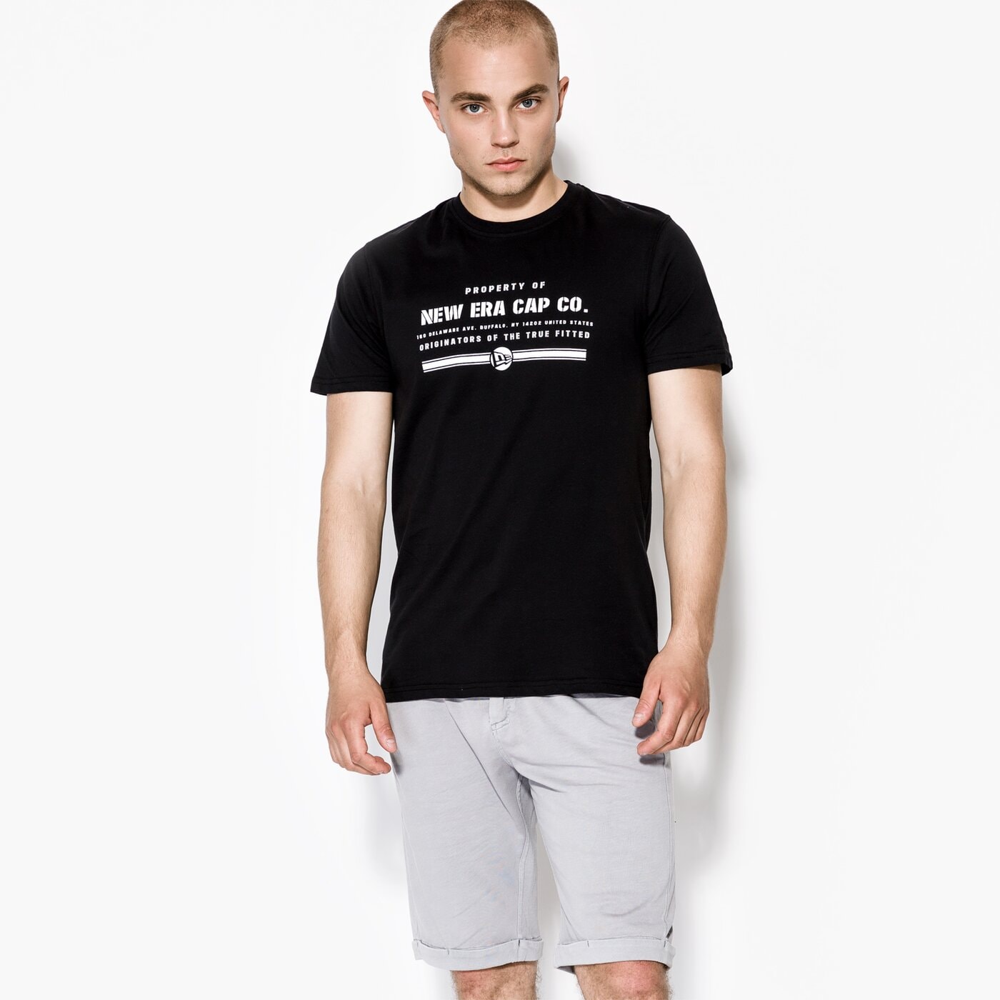 Мъжка тениска NEW ERA ТЕНИСКА PROPERTY OF NE BLK 11475073 цвят черен