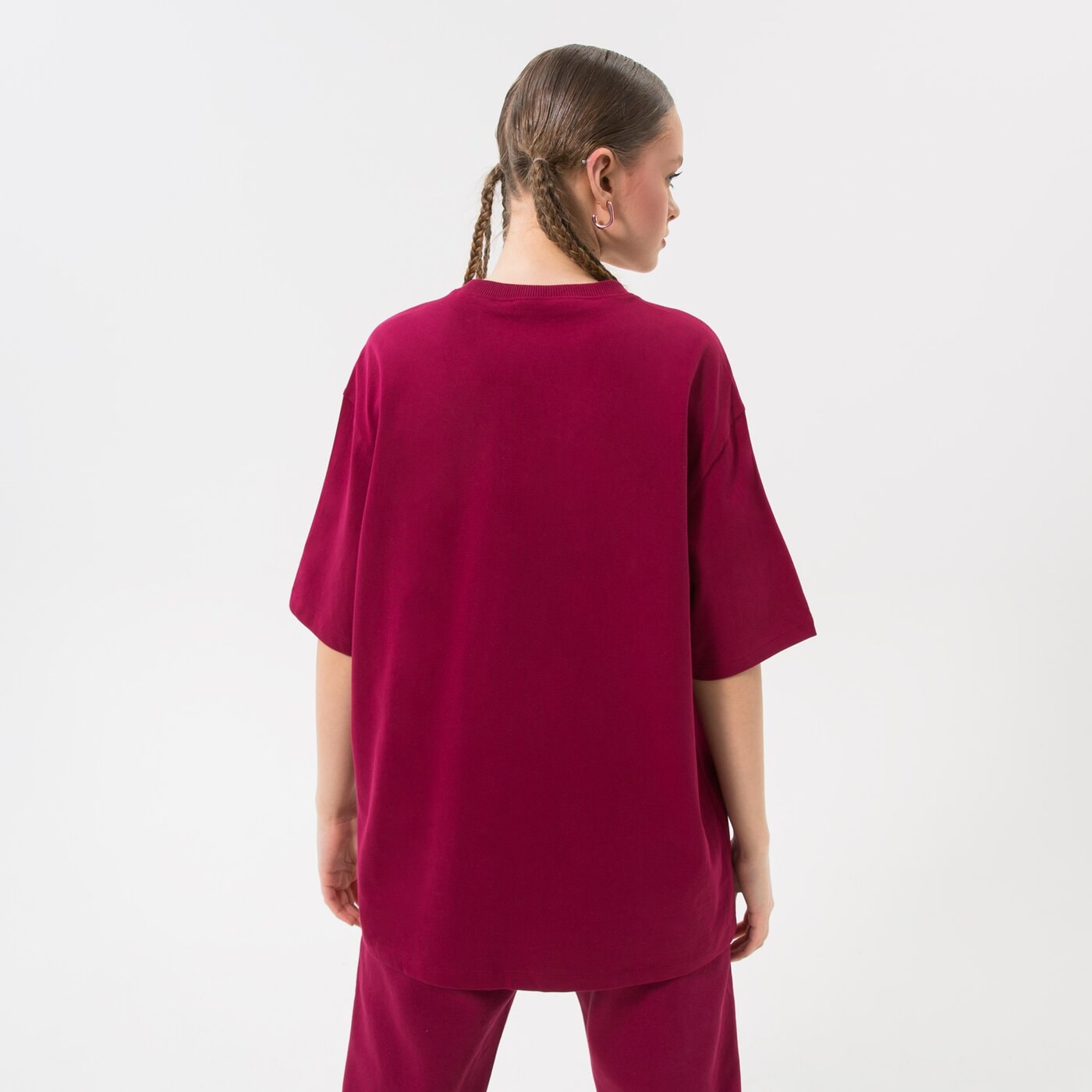 Дамска тениска ADIDAS ТЕНИСКА hm1830 цвят бордо