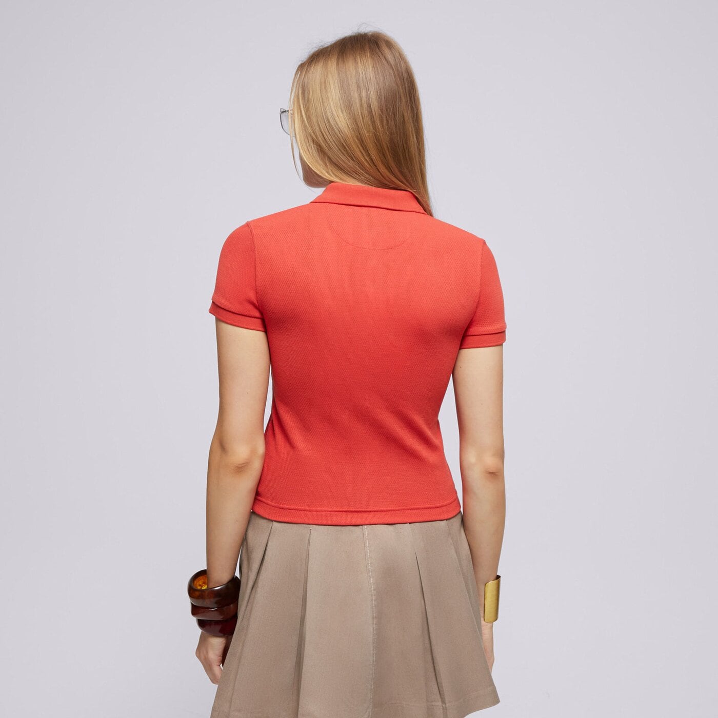 Дамска тениска PUMA ТЕНИСКА ТИП ПОЛО PREMIUM ESS ТЕНИСКА ТИП ПОЛО 629777 15 цвят червен