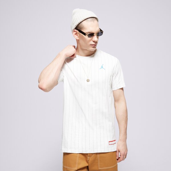 Мъжка тениска JORDAN ТЕНИСКА M J FLT MVP AOP SS CREW fn5960-100 цвят бял