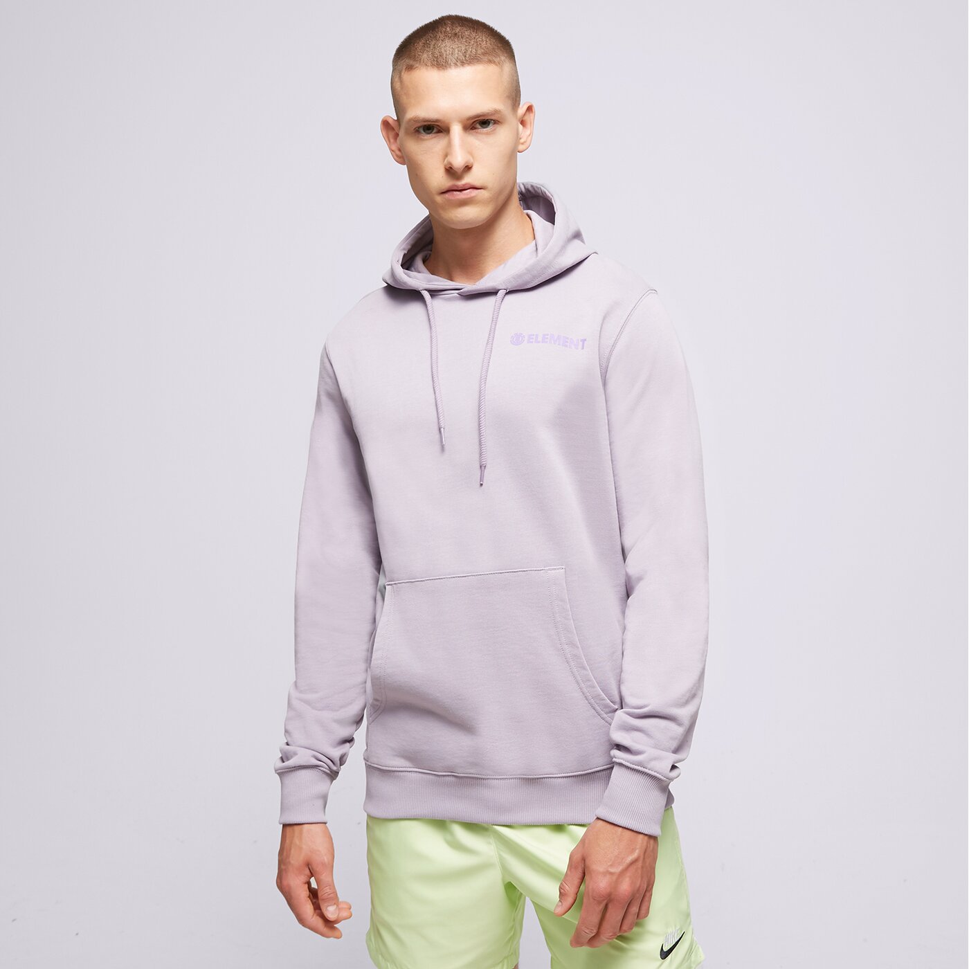 Мъжки суичър ELEMENT СУИТЧЪР С КАЧУЛКА BLAZIN CHEST HOOD elysf00122pjt0 цвят виолетов