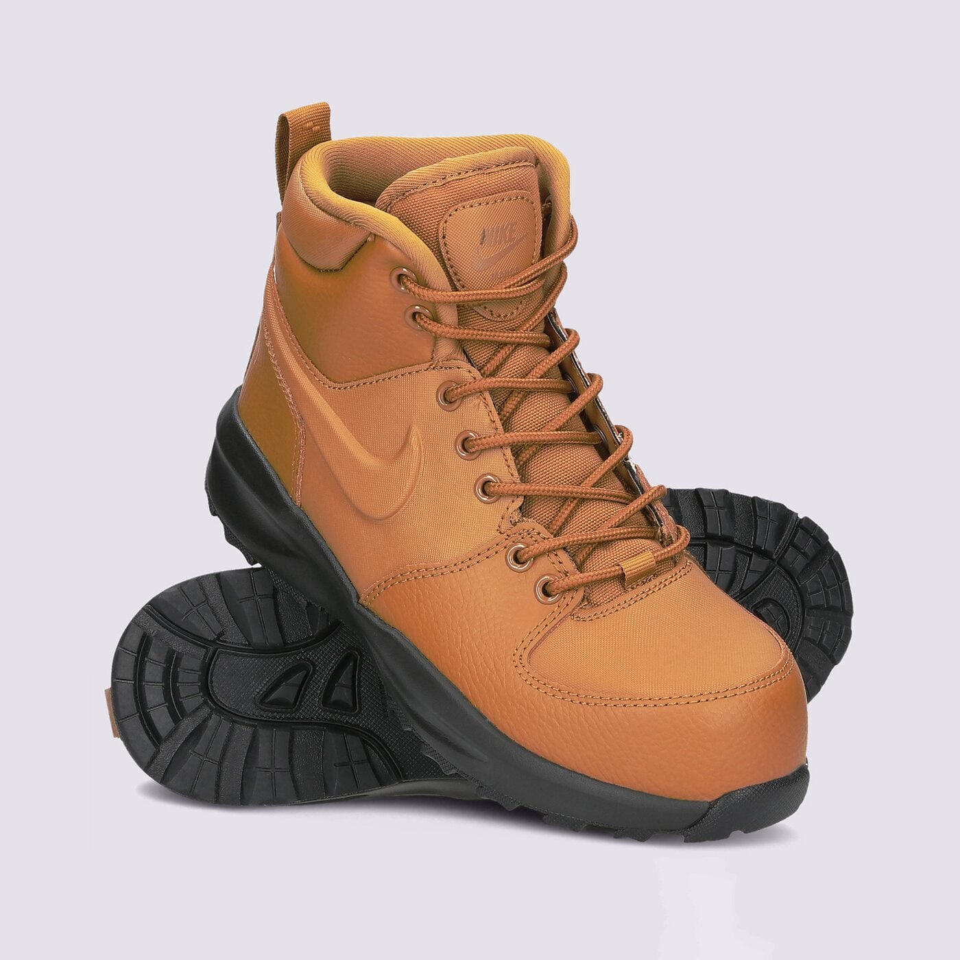 Детски зимни обувки NIKE MANOA LEATHER  bq5372-700 цвят кафяв